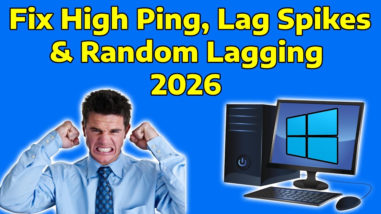 FIX High Ping, Lag Spikes & Random Lagging in Windows 11/10 (2026 NEW)
