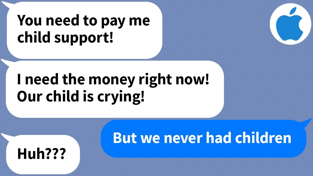 【Apple】 My ex-husband contacted me, demanding child support and claiming the child was suffering but