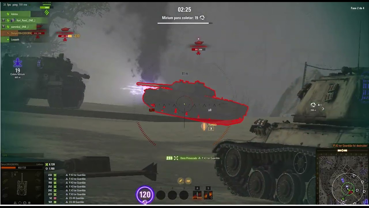 World of Tanks Cérbero - 10743 dano