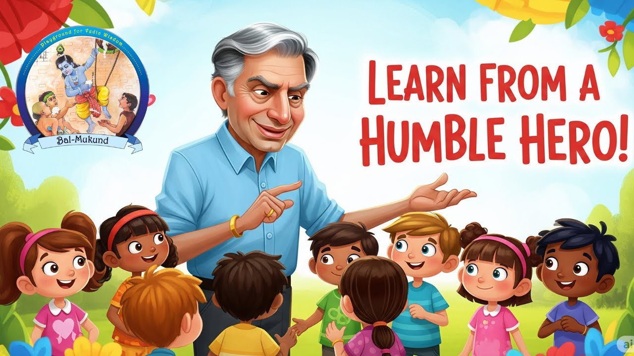 U - Unassuming K.R.I.P.A.L.U Value! Ratan Tata's Secret Superpower! ✨ Humility Makes You a Hero!