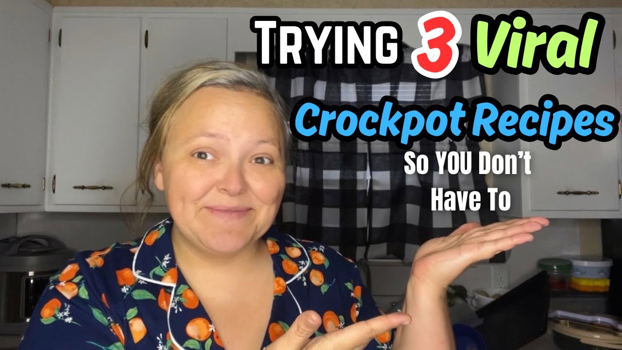 3 “Viral” Chicken Crockpot Recipes || Are They Good Or Bad??