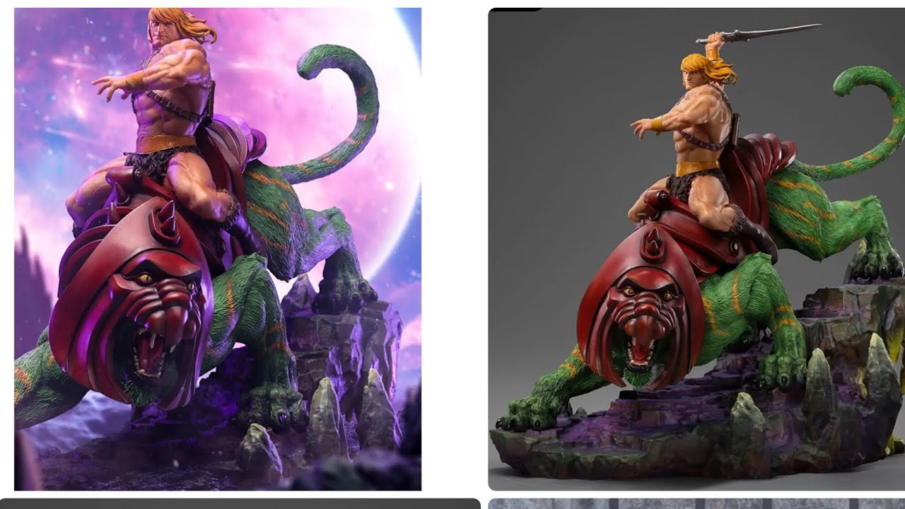 Iron Studio He-Man and Battle Cat