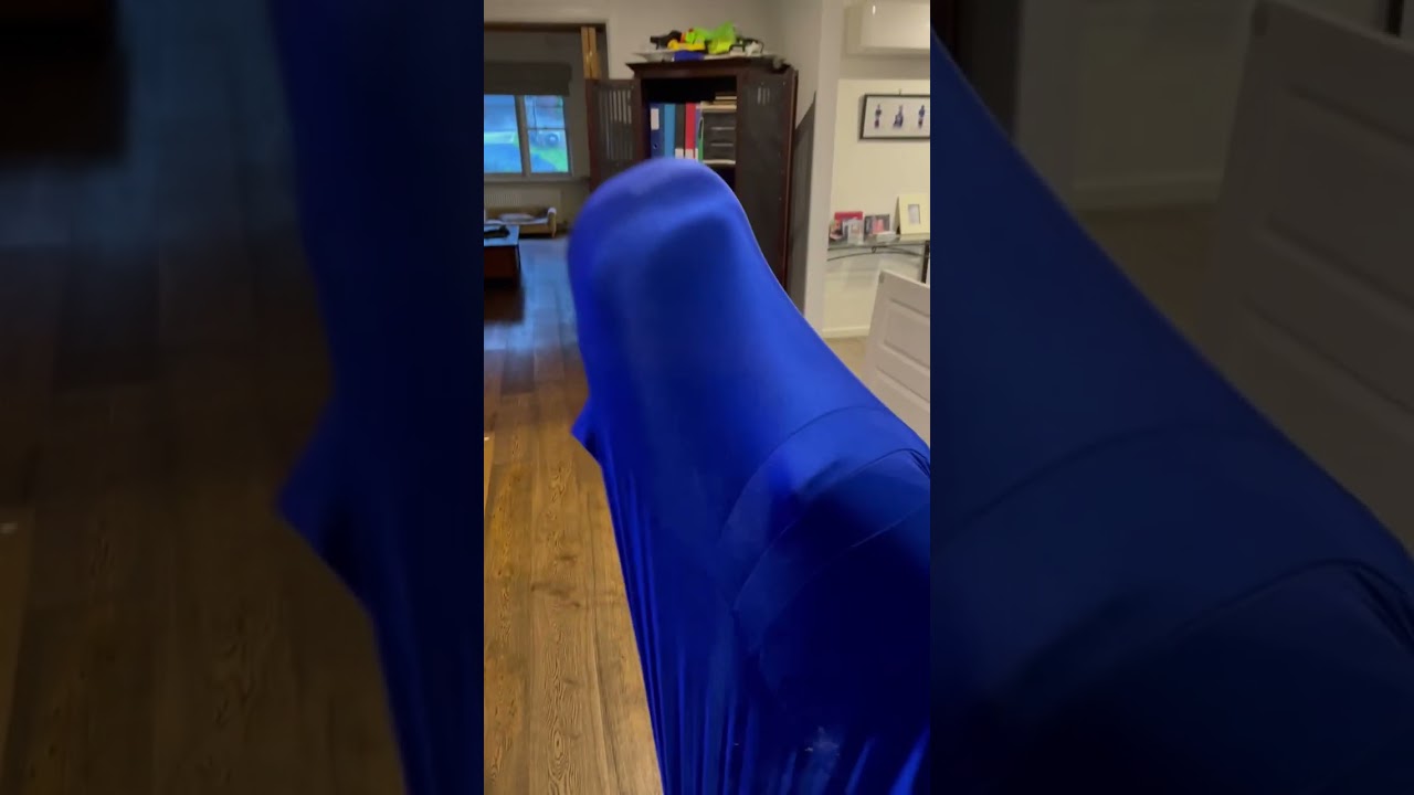 Happy child in sensory Sack