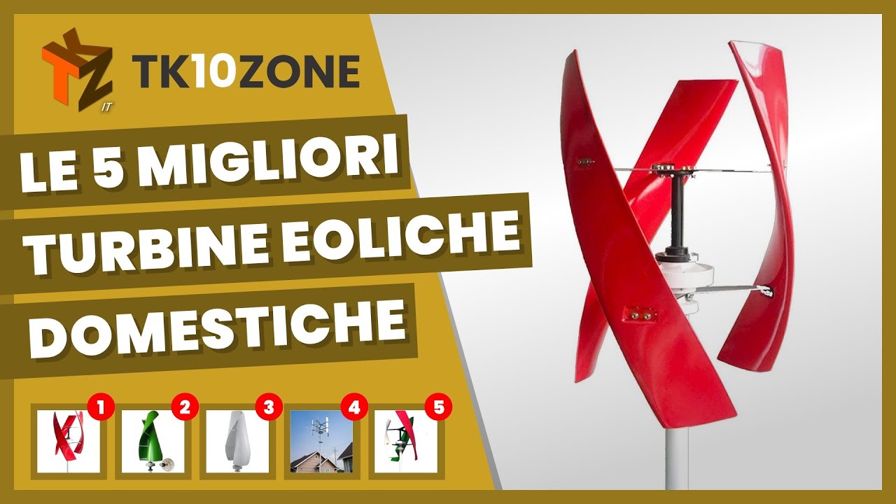 Le 5 migliori turbine eoliche domestiche