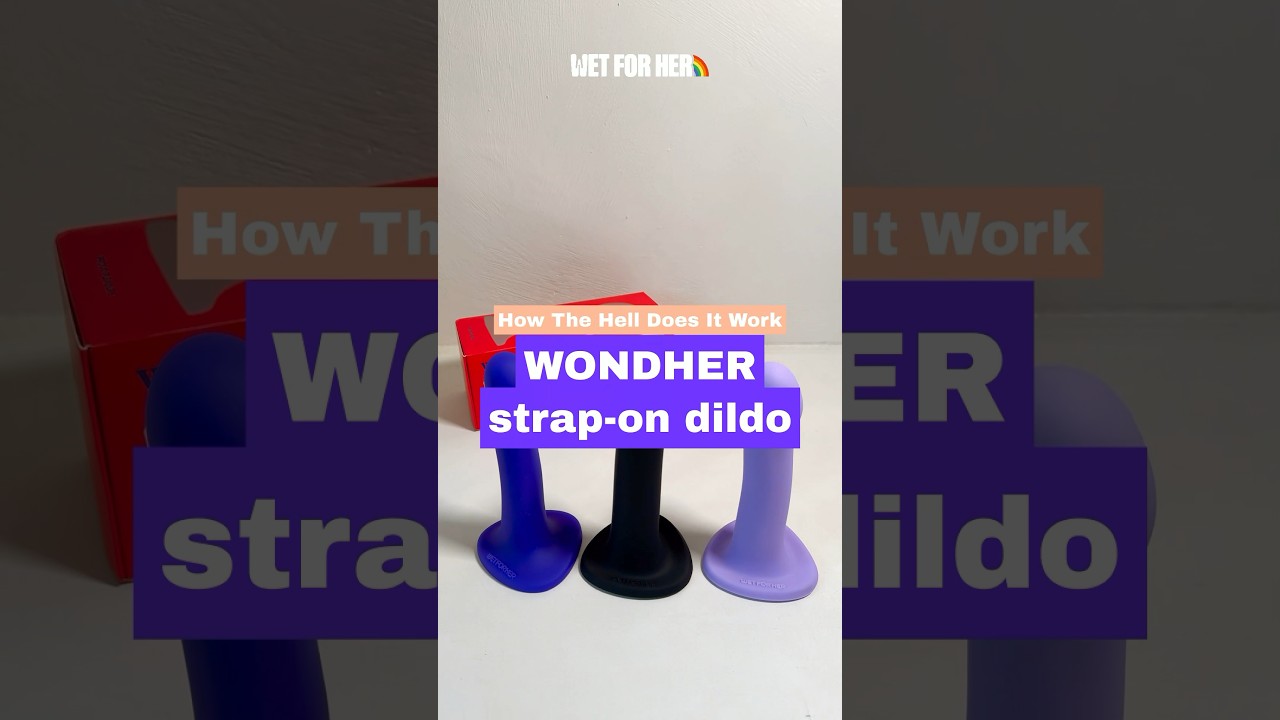 WondHer Stap-on dildo with V-shape Suction Cup