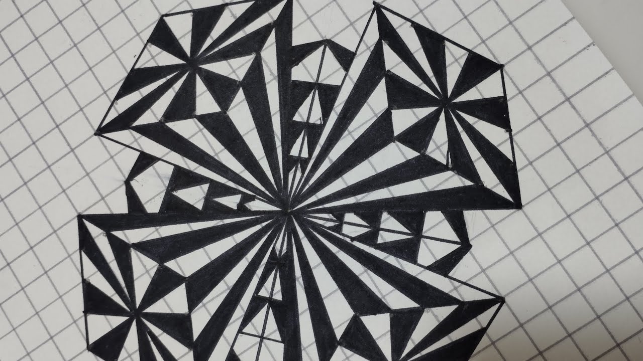 How to Draw an incredible optical illusion column figure that tricks the eyes,#drawing #@vamossart