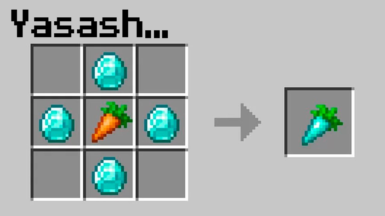 Minecraft lekin Turli Sabzilarni yasab ularni yeb ko'raman O'zbekcha minecraft #kayzo #minecraft