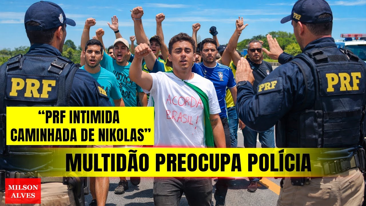 JORNALISTA em ALVOROÇO pela nota da PRF à caminhada de Nikolas rumo a Brasília