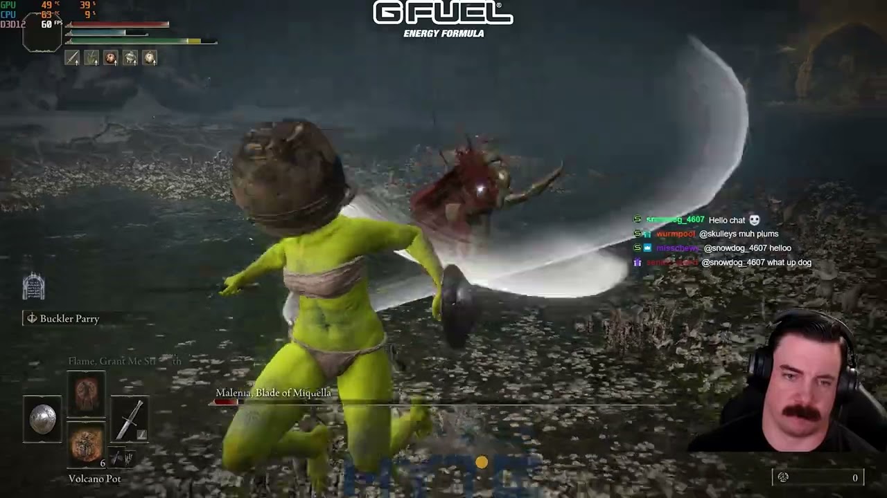 RL1 Consumables Only Malenia Fight | Elden Ring