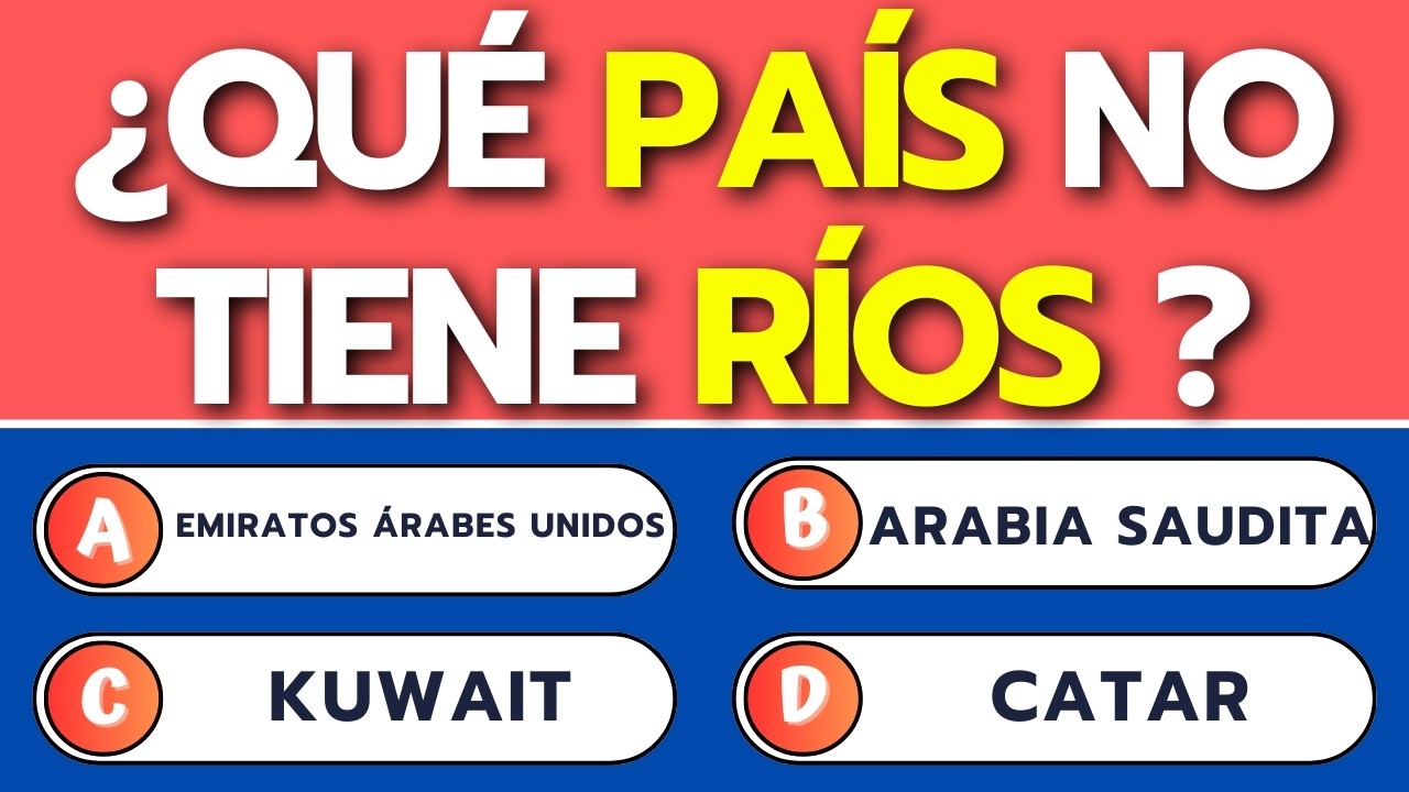 🌍 ¿Puedes Conseguir 30/40 en este Quiz de Geografía Mundial? ¡Acepta el Reto! 🏆