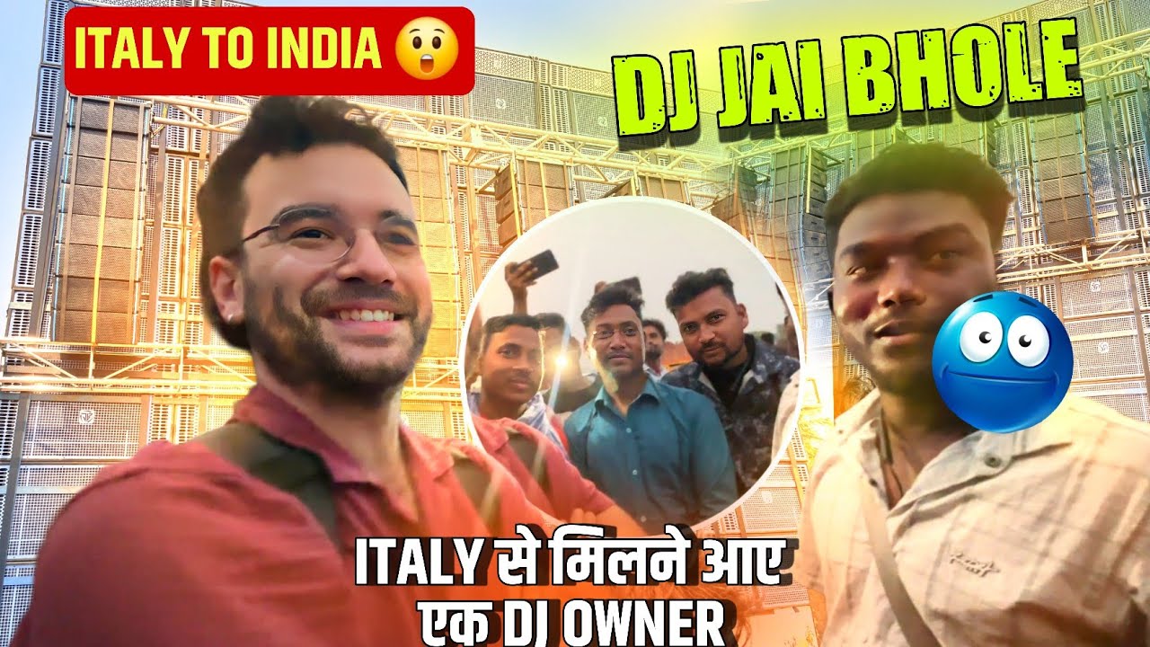 DJ जयभोले से मिलने आए ITALY के एक मशहूर DJ OWNER | Live Interview motto mela 2026