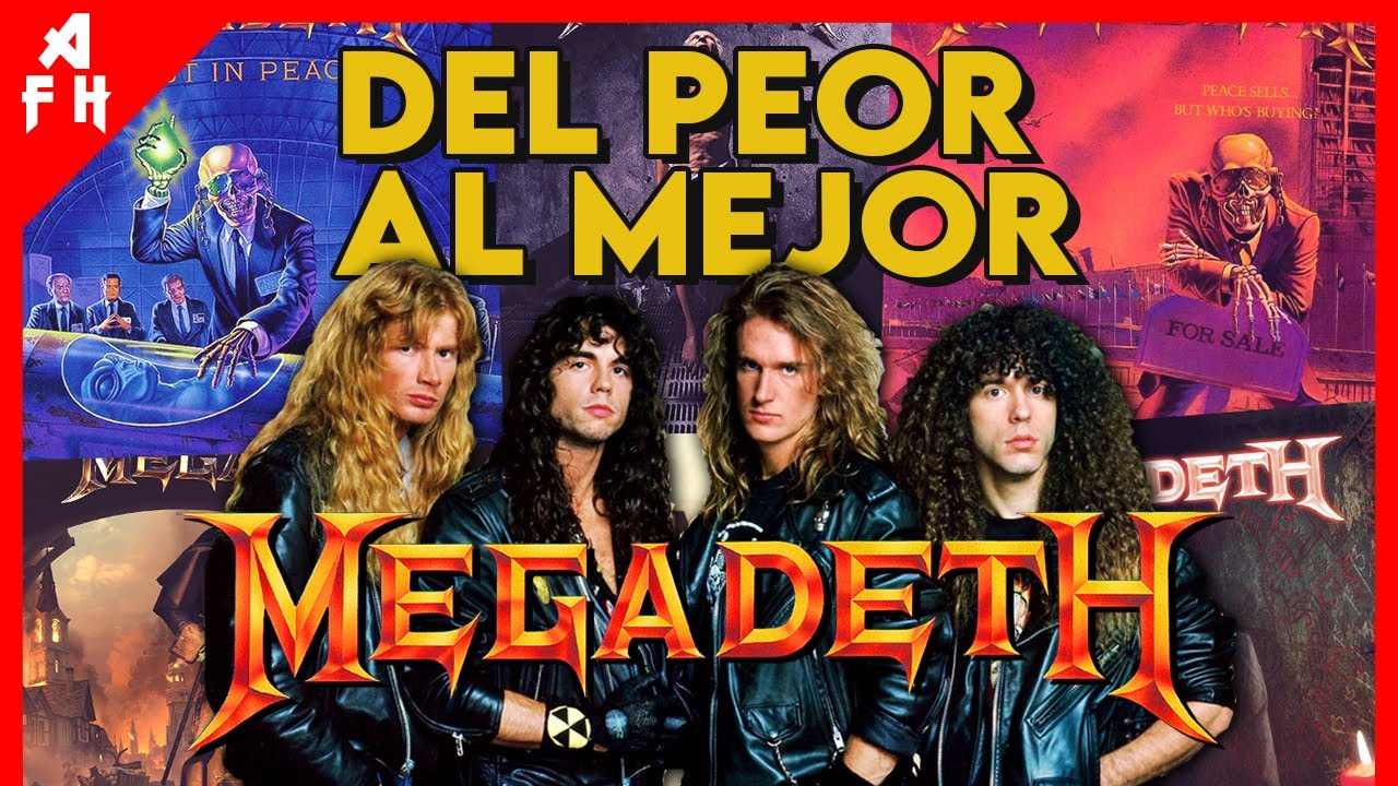 MEGADETH - Rankeando del PEOR al MEJOR ÁLBUM