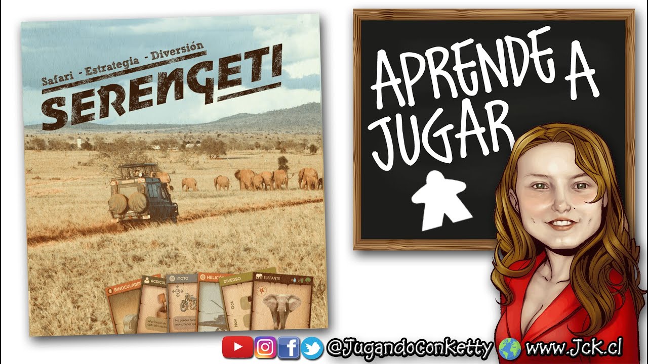 Serengeti [Cómo se Juega / Tutorial / JcK / Juego de Mesa]