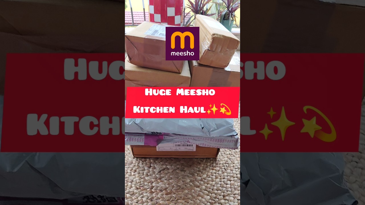 Huge Meesho Kitchen Haul 💫✨ | Latest Kitchen Items #meesho #shorts #meeshofinds #meeshohaul