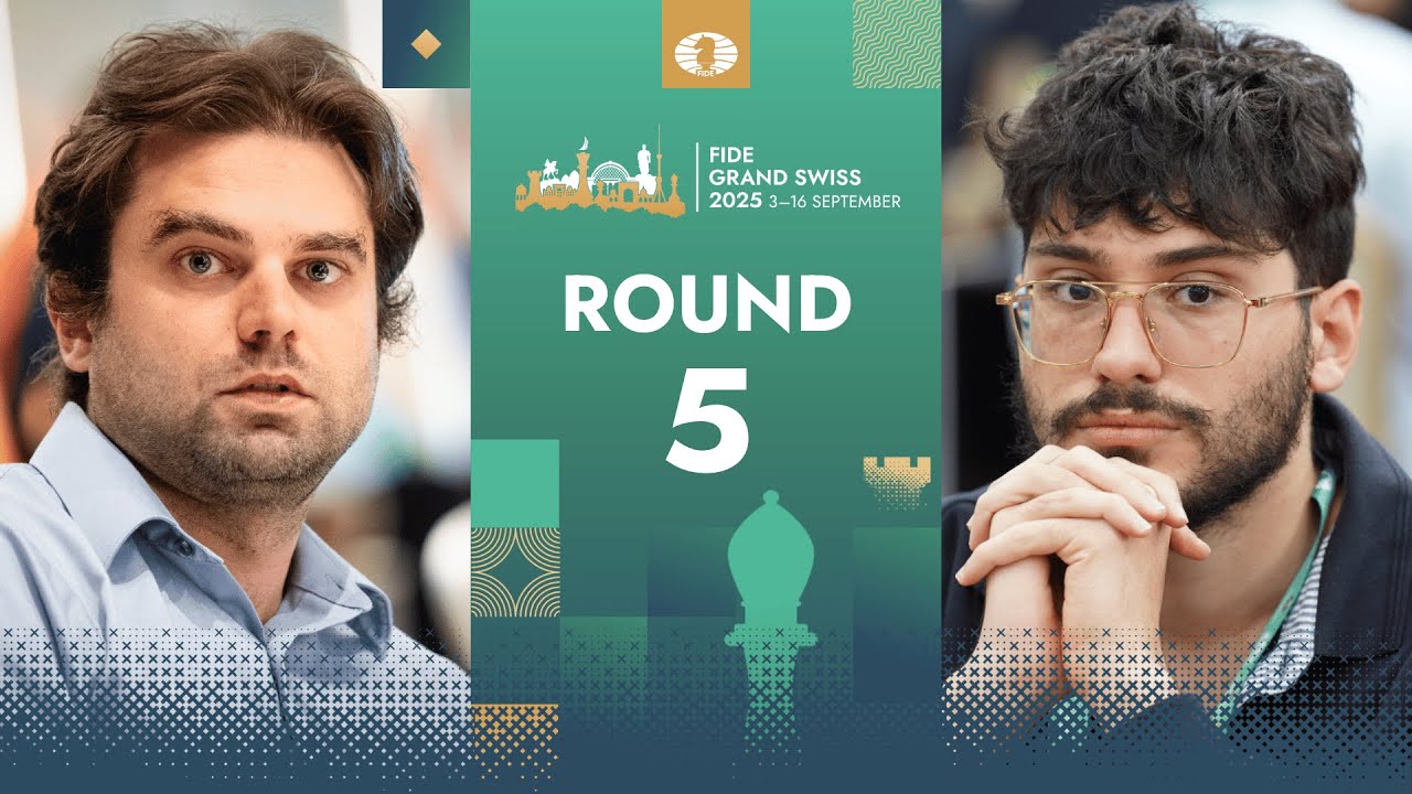 🇺🇸 Sam Shankland vs Alireza Firouzja 🇫🇷 | FIDE Grand Swiss 2025 | Round 5 | Board 8