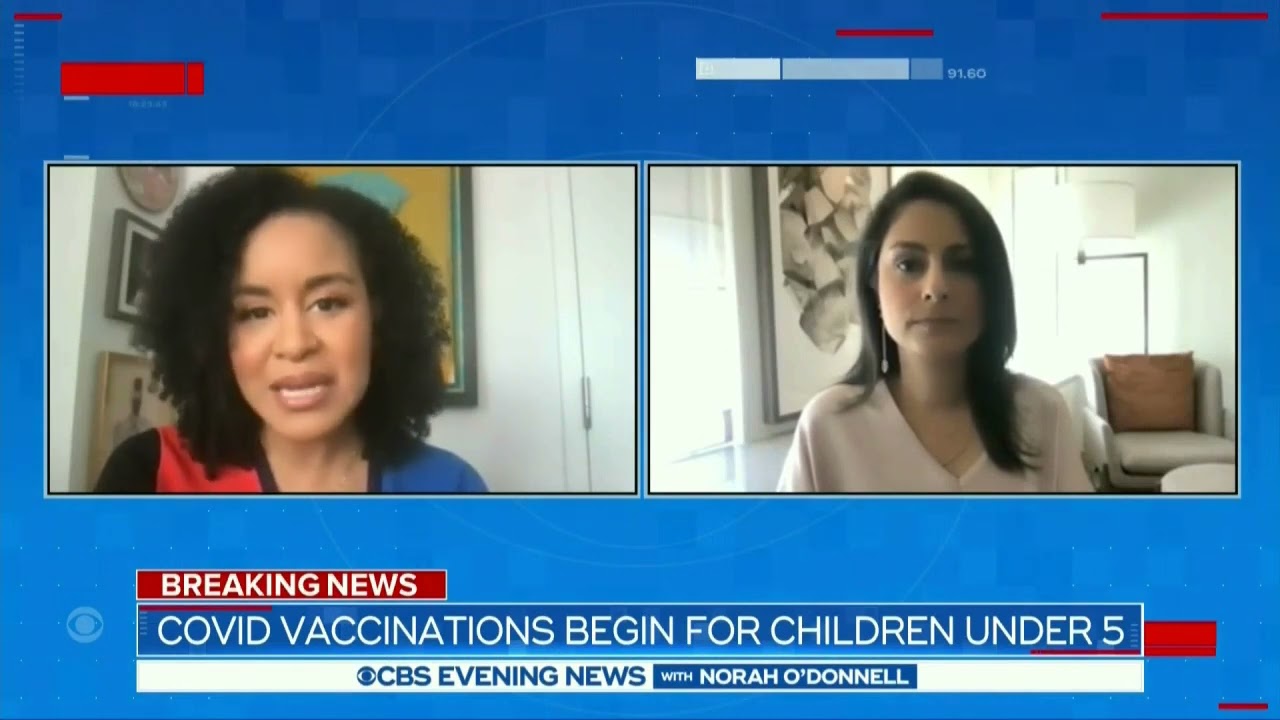 CBS National News Interviews Allied Pediatrics Huntington Patient for COVID Vaccine for Kids under 5