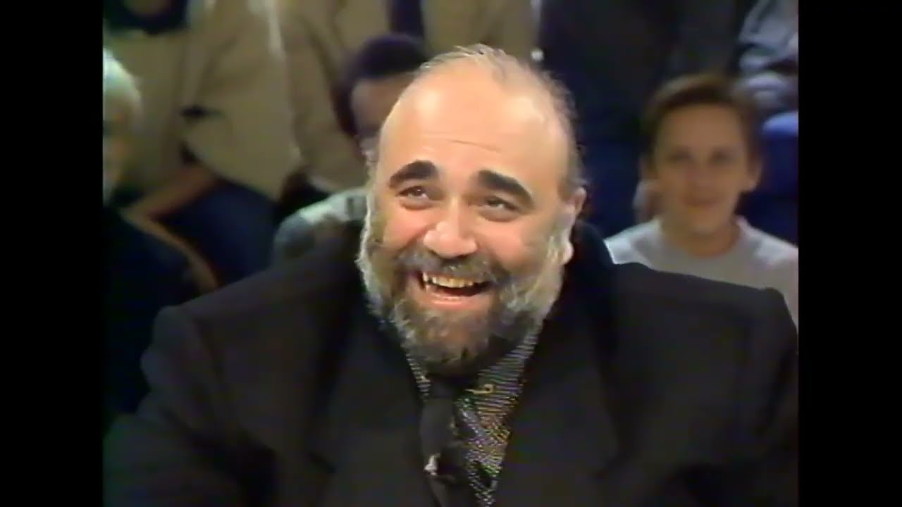 Demis Roussos - with  Jean-Marie Gourio, April 6, 1993