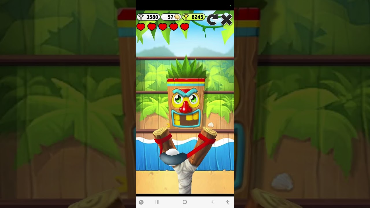 My Talking Tom version 2.4.1 (2015) - Jungle Shot high score #2