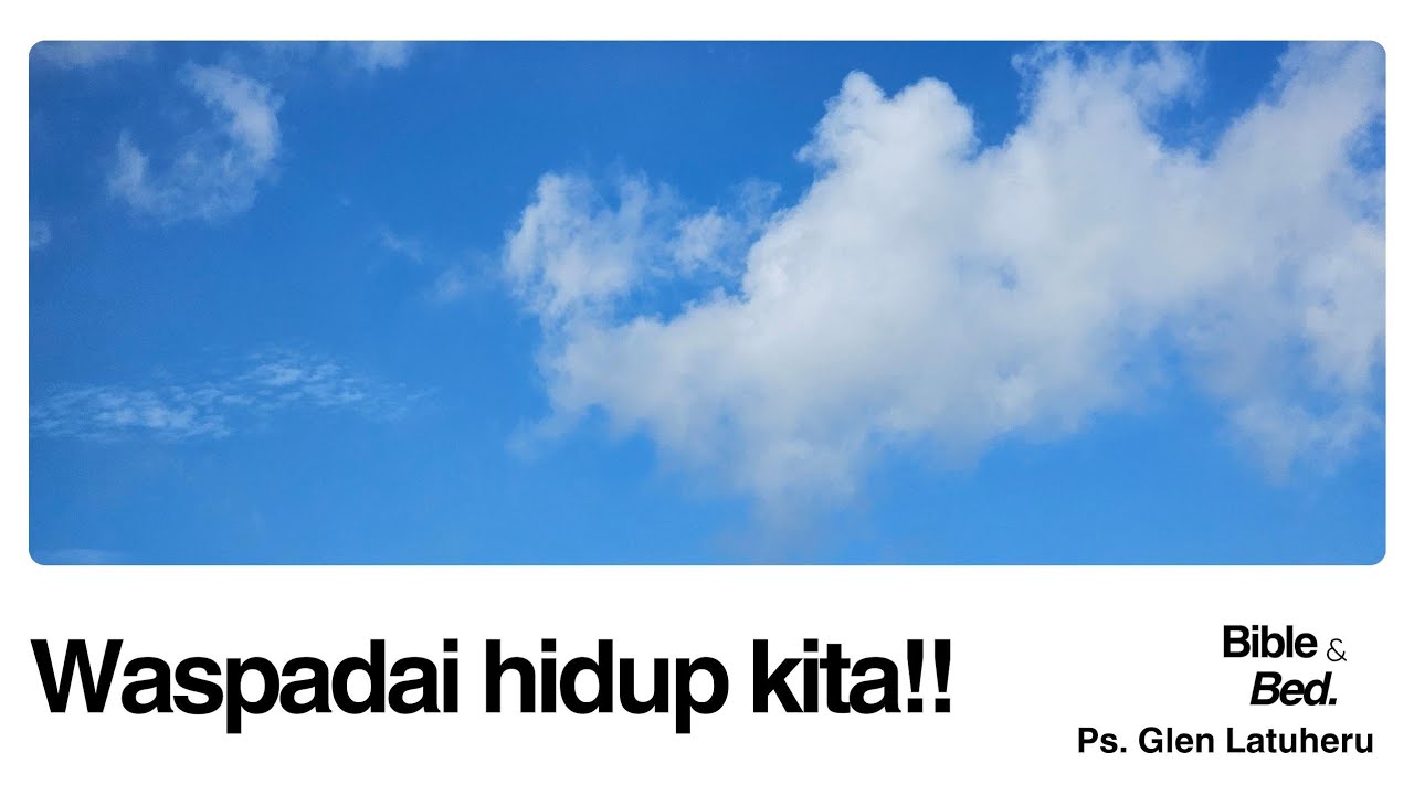 Renungan Malam (Selasa 20 Jan 26) 