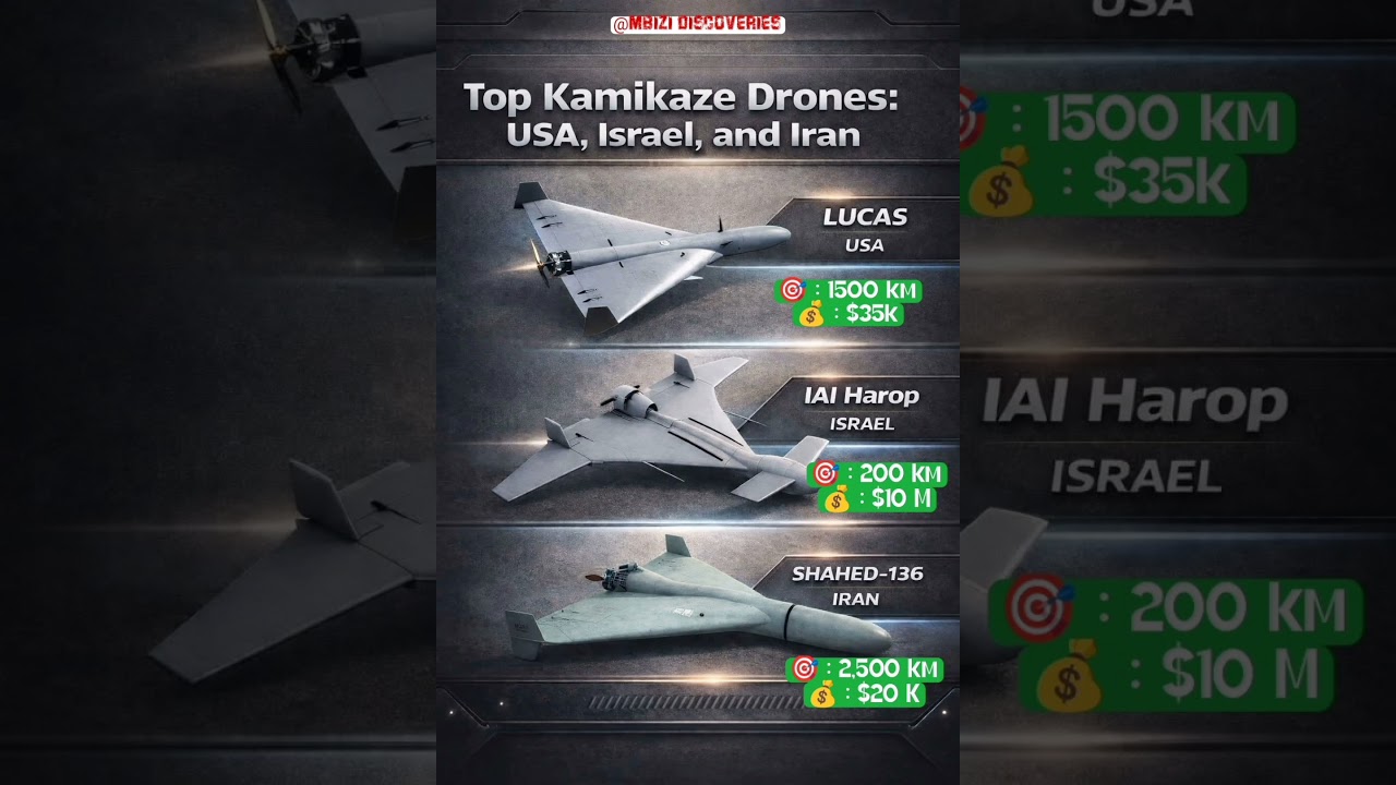 Drone Strike Kings 🚀🇺🇸🇮🇱🇮🇷 | LUCAS vs Harop vs Shahed-136