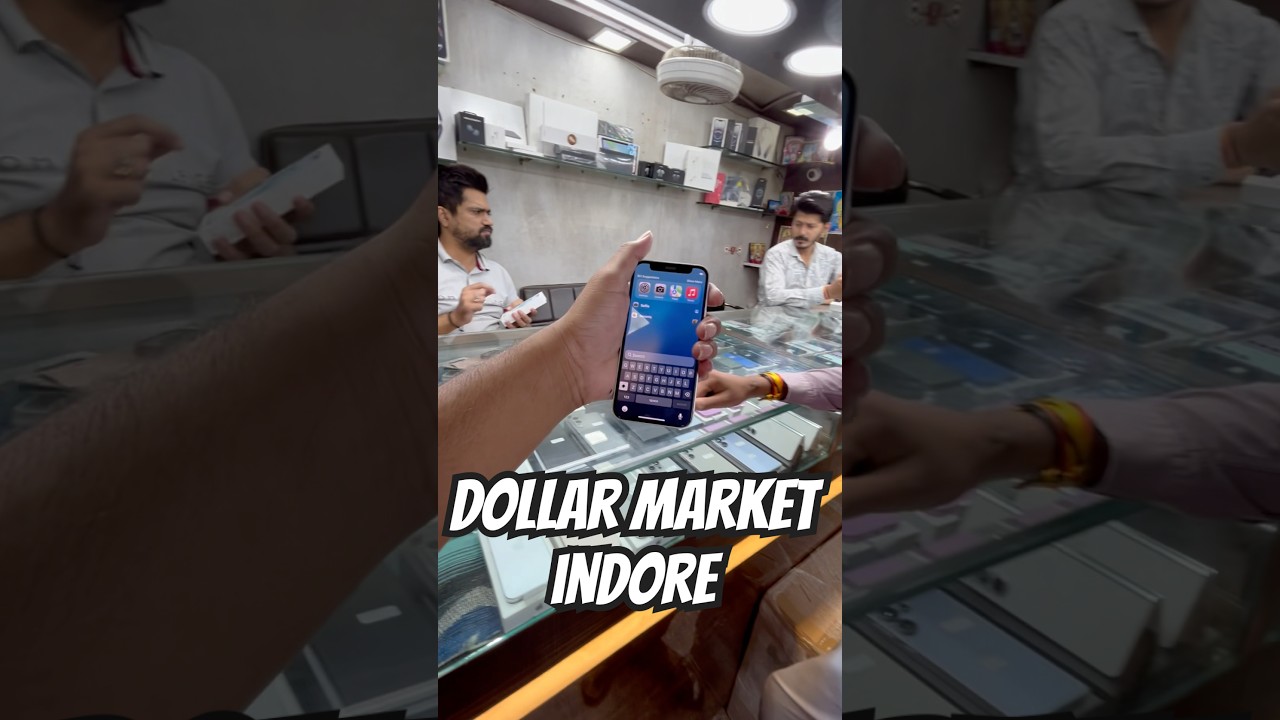 Dollar market indore 🤩/ second hand iPhone market in indore￼ 📲 #shortvideo #minivlog #indore
