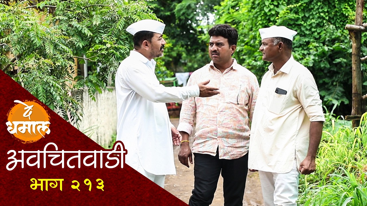 शाम्याच्या तेलामुळे सदाभाऊ झाले जायबंदी | अवचितवाडी भाग - २१३ | Avchitwadi Episode - 213 | De Dhamal