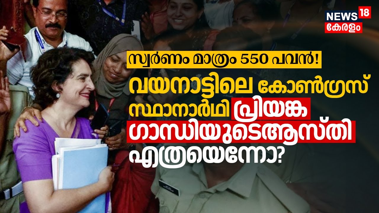 Wayanad Congress Candidate Priyanka Gandhiയുടെ മാത്രം ആസ്തി എത്രയെന്നോ? Gold മാത്രം 550 പവൻ! | N18V