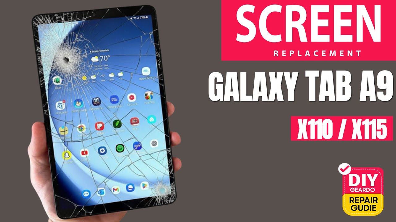 Samsung Galaxy Tab A9 LCD Touch Screen Replacement | SM-X110, X115, X117