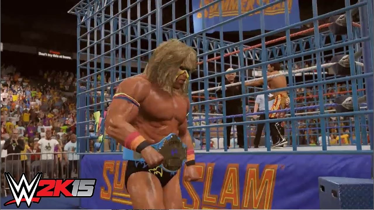 WWE 2K15 - Ultimate Warrior vs. Rick Rude - WWE Championship - Summerslam: POTW  Pt. 4