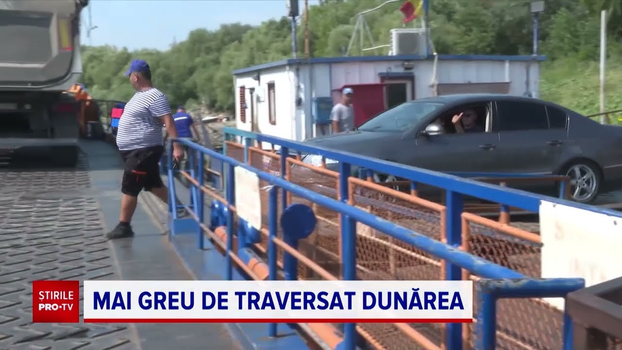 Traversarea Dunării pe la Galați a devenit un coșmar