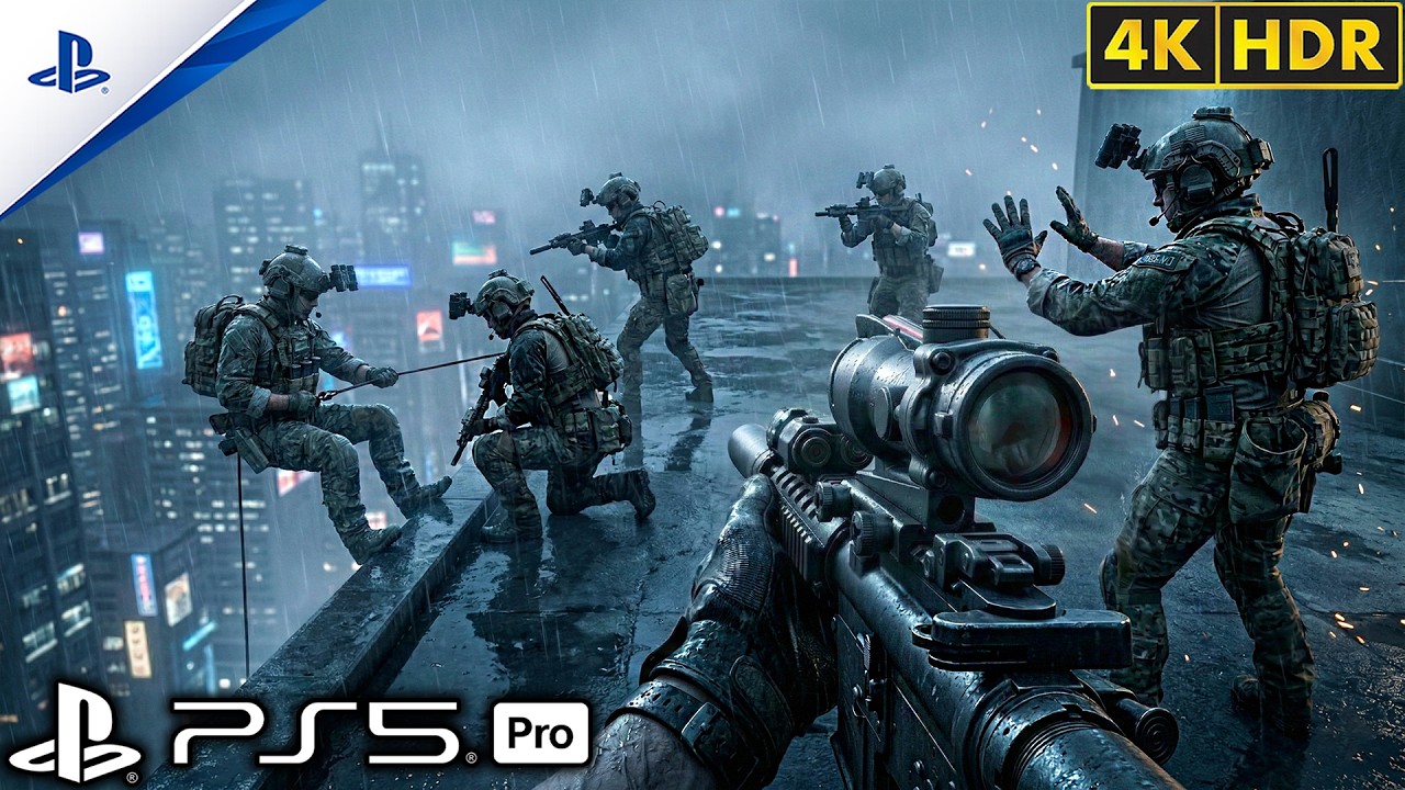 (PS5) New York Civilian Rescue Operation | Realistic Gameplay [4K60FPS] Call of Duty
