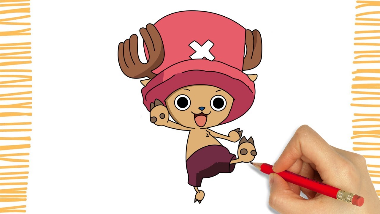 Como dibujar a CHOPPER I One Piece I paso a paso