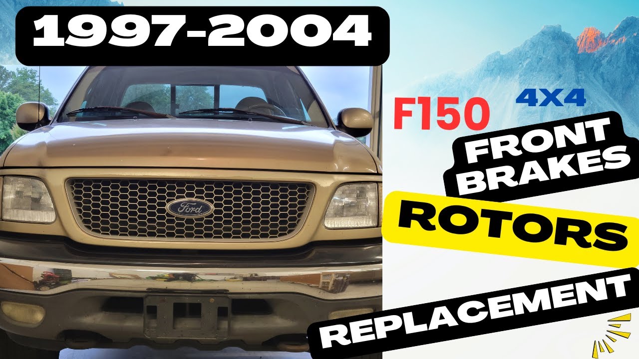 How To Change 1997-2004 Ford F150 4X4 Front Brake Pads And Rotors