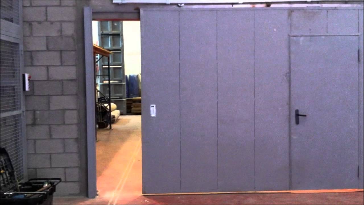 Puerta corredera EI120