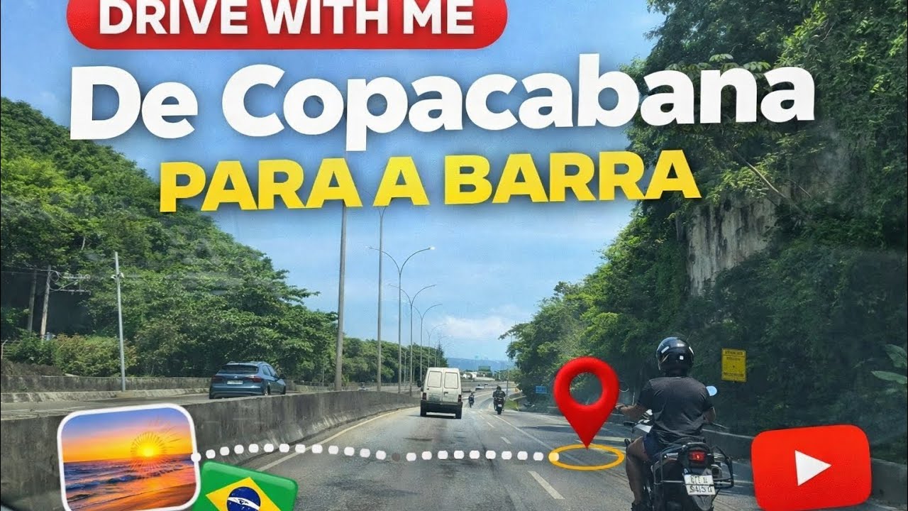 Drive With Me | De Copacabana até a Barra da Tijuca pela Orla do Rio 🇧🇷