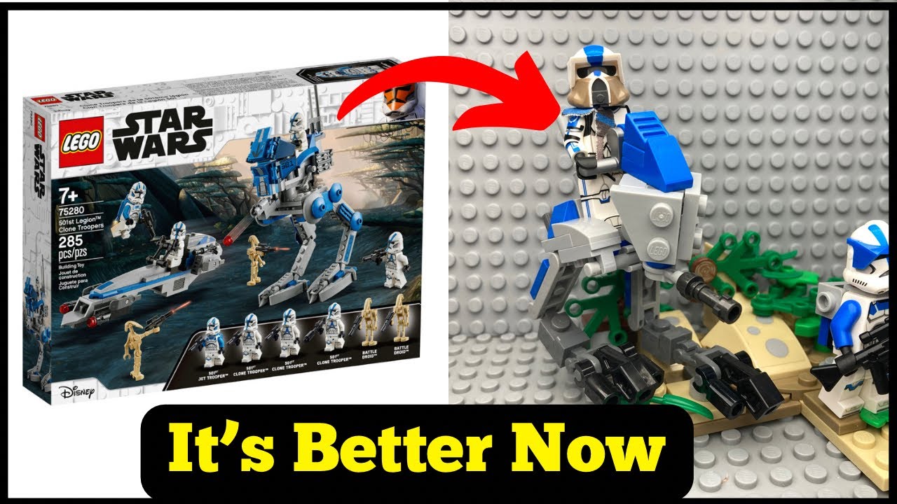 (OUTDATED) I REBUILT Lego’s 501st AT-RT so you don’t have too. #legostarwars