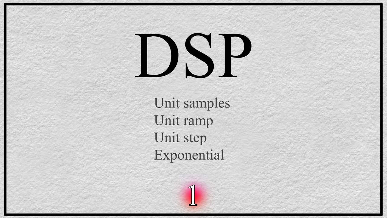 1- Elementary Discret Time Sequences
