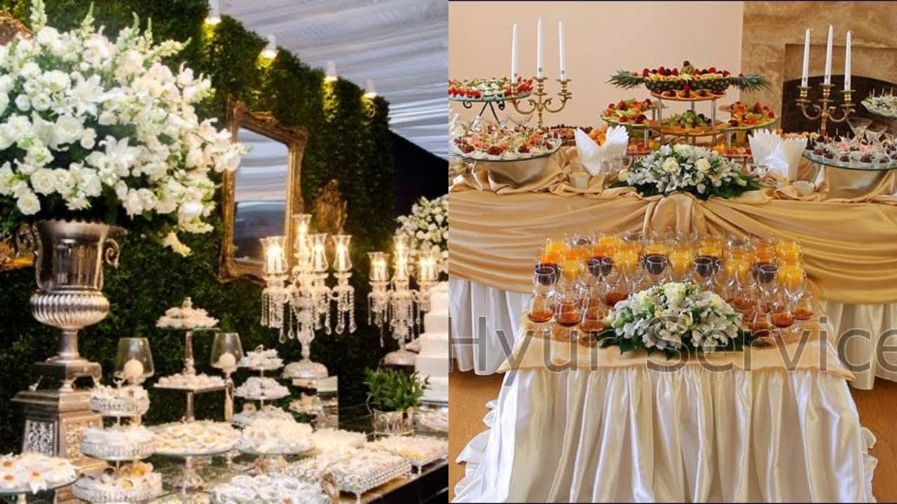 Wedding 💒 Buffets Decoration Ideas/ Buffet Table Decor