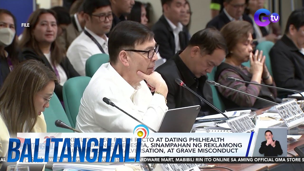 Executive Sec. Ralph Recto at dating PhilHealth Pres. Emmanuel Ledesma, sinampahan... | Balitanghali