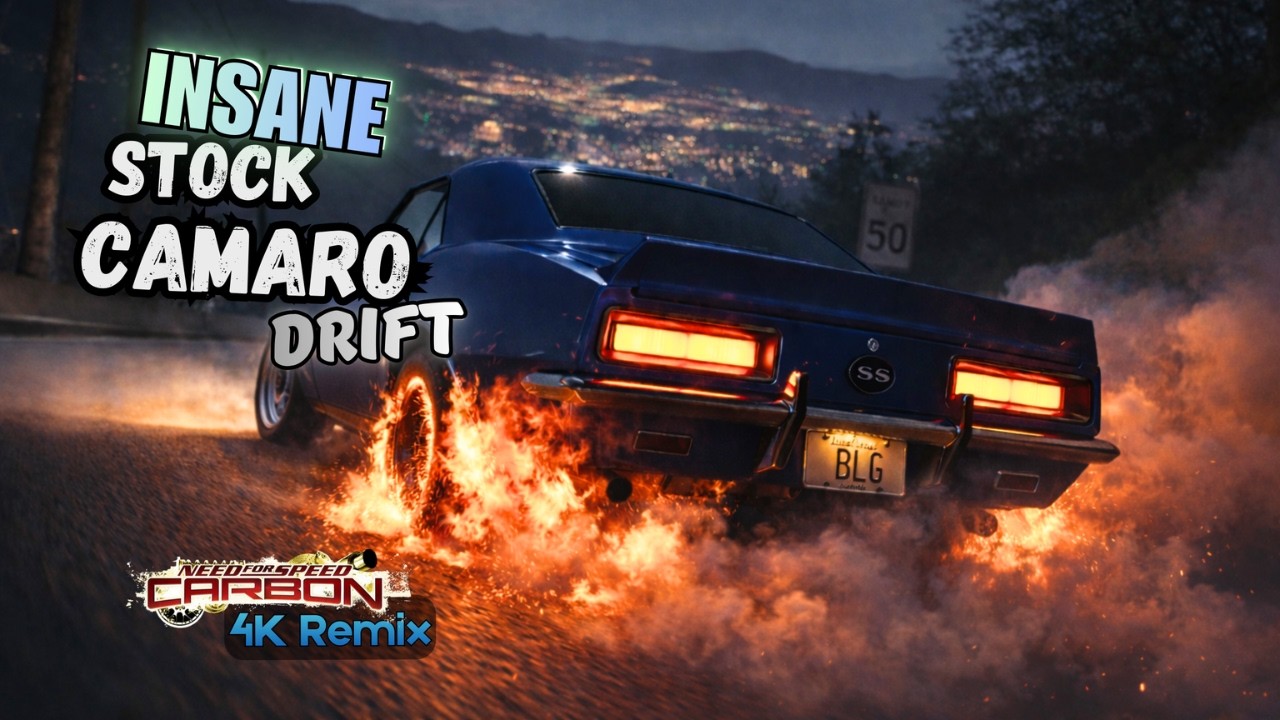 900,000+ INSANE Canyon Drift on STOCK Camaro SS 💀🔥 | NFS Carbon (2006) 4K Modern Graphics 💥