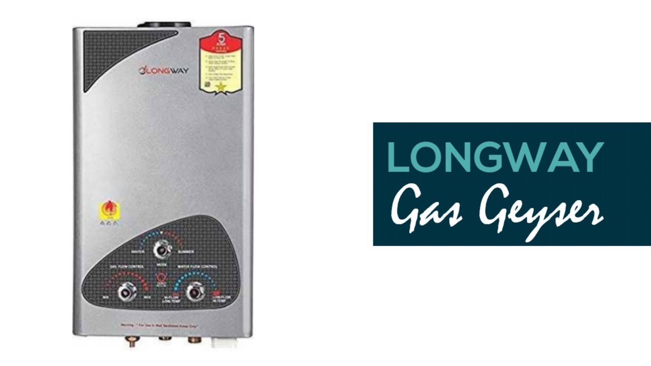 Longway Xolo Gold Premium 7Ltr. Instant LPG Gas Water Heater With 5 Way Protection, 100% Copper Tank