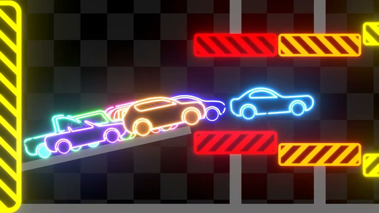 Neon Shutter Crush Survival Race