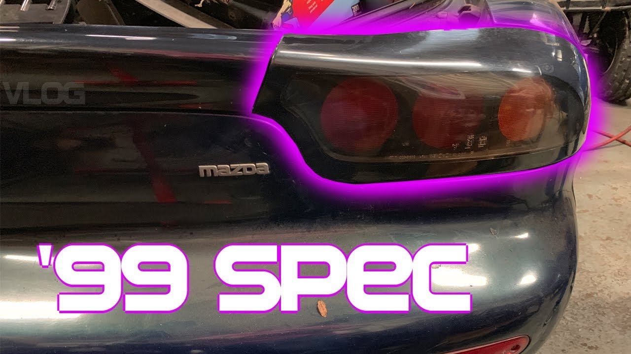 '99 Spec Taillights on Steen's FD Mazda Rx7
