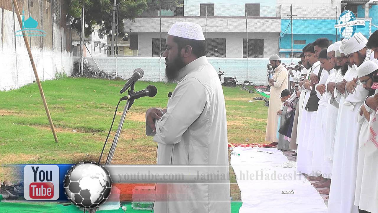 Eid Ul Fitr Salaah & Khutba 2016 By Shk Nooruddin Umeri, at Owaisi Ground, Golconda, Hyderabad.