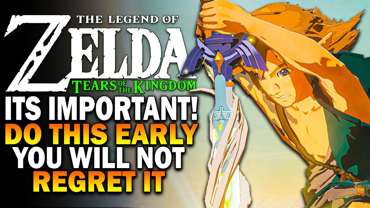 How To Get Master Sword The Right Way Early In Zelda Tears Of The Kingdom - TOTK Master Sword