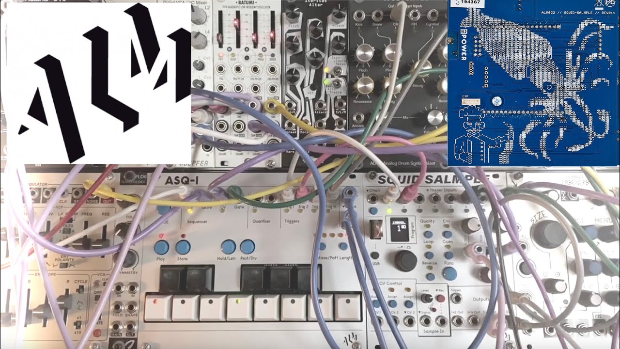FIRST JAM WITH THE ALM / BUSY CIRCUITS SQUID SALMPLE