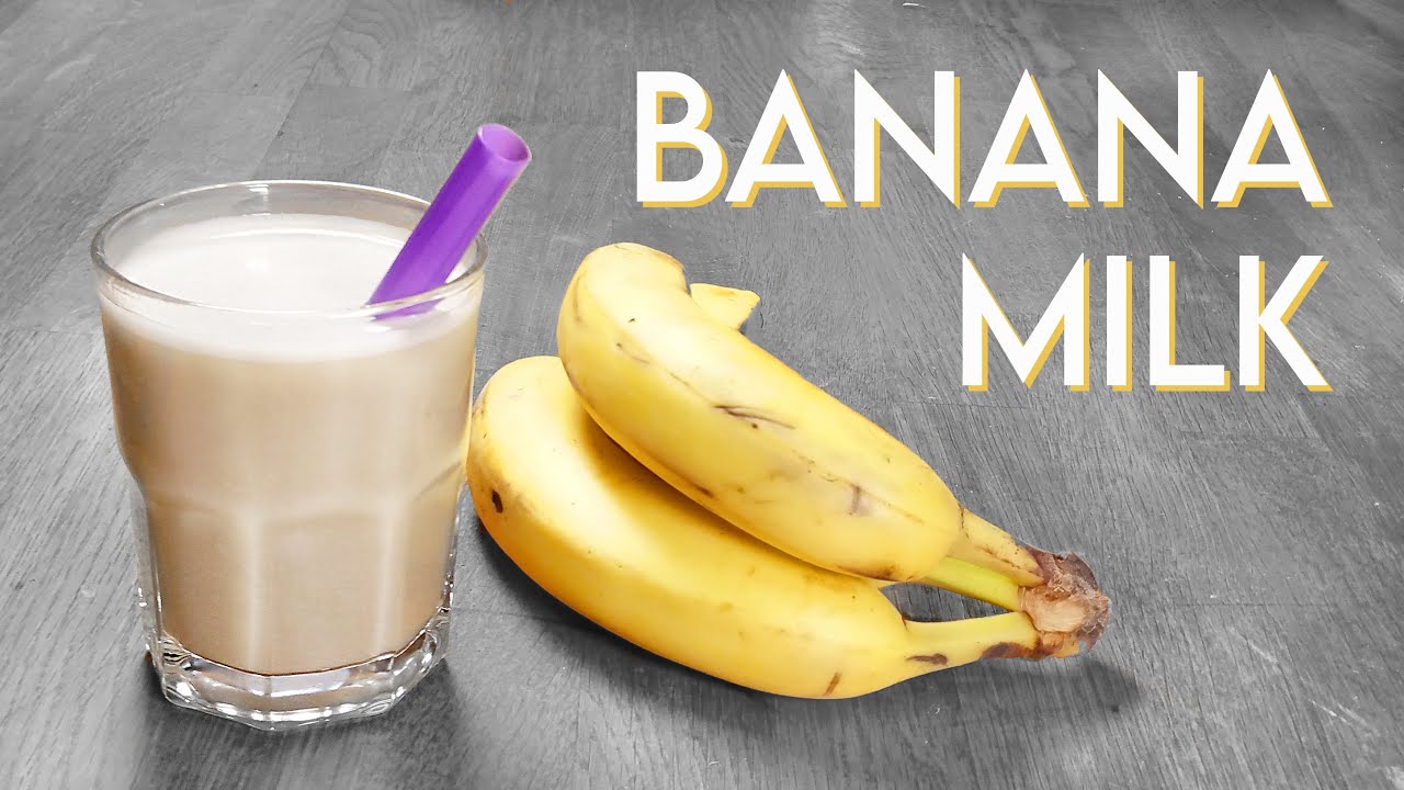 REFRESHING KOREAN BANANA MILK Vegan Recipe