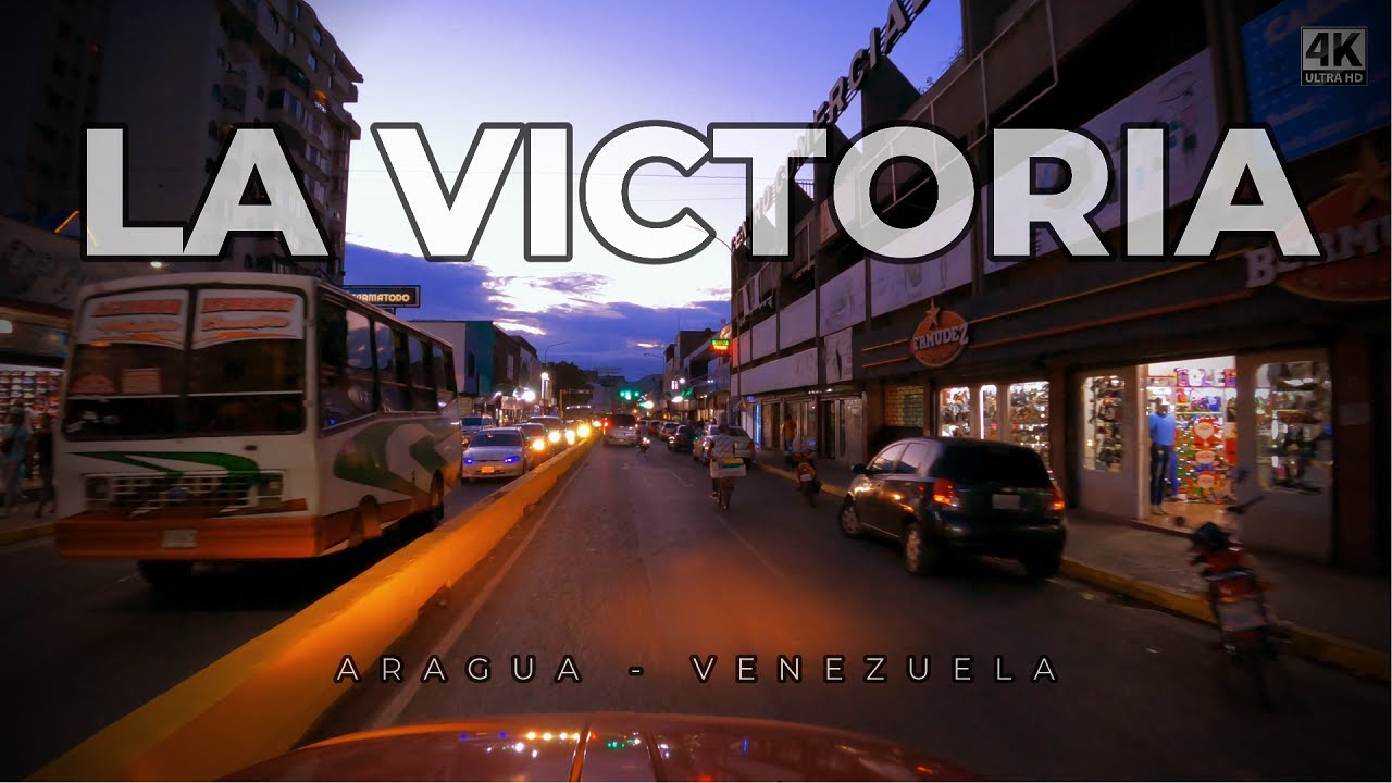 🇻🇪 ¡LA CIUDAD DE LA JUVENTUD! Ruta al atardecer en La Victoria | DRIVING 4K | ARAGUA | VENEZUELA
