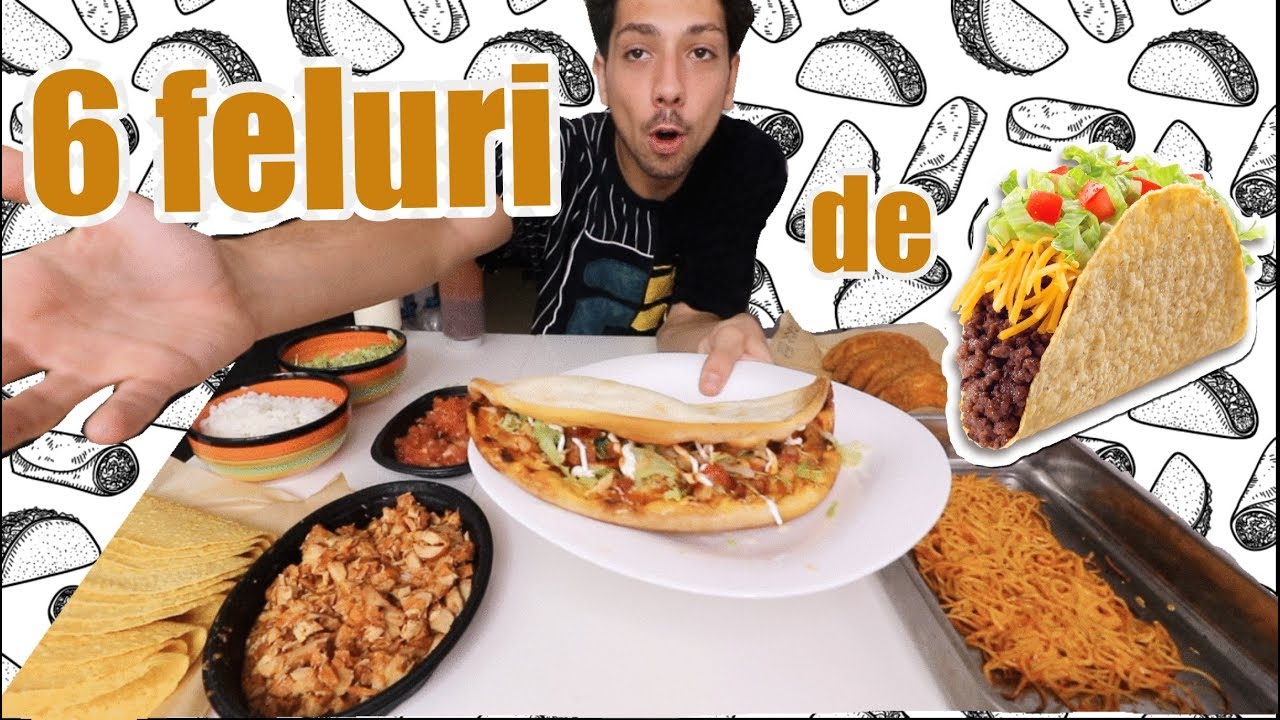Am facut TACOS din PIZZA, SUSHI, PASTE si ANANAS