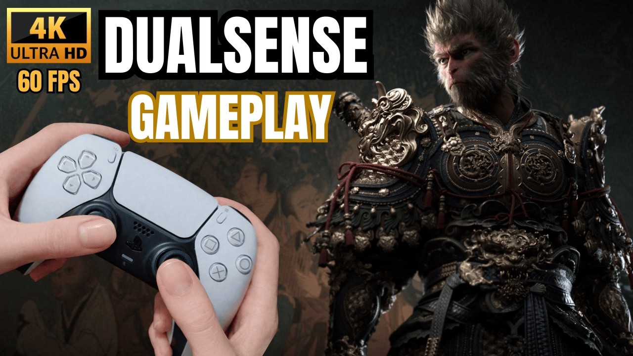 DualSense on PC-Black Myth Wukong Gameplay | 4K 60FPS
